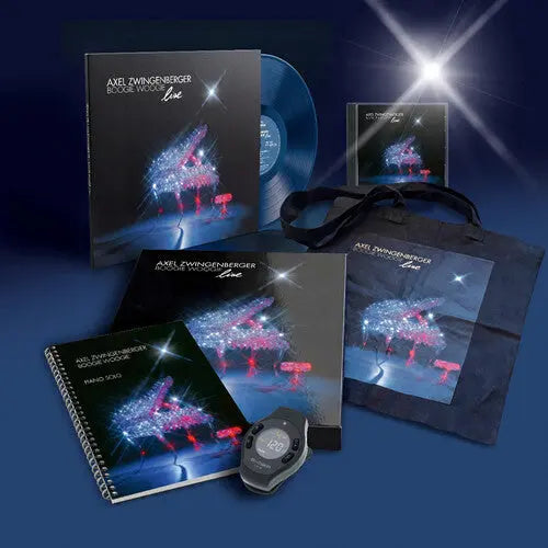 Axel Zwingenberger - Boogie Woogie Live [LP+CD Blue Vinyl notebook tote bag watch]