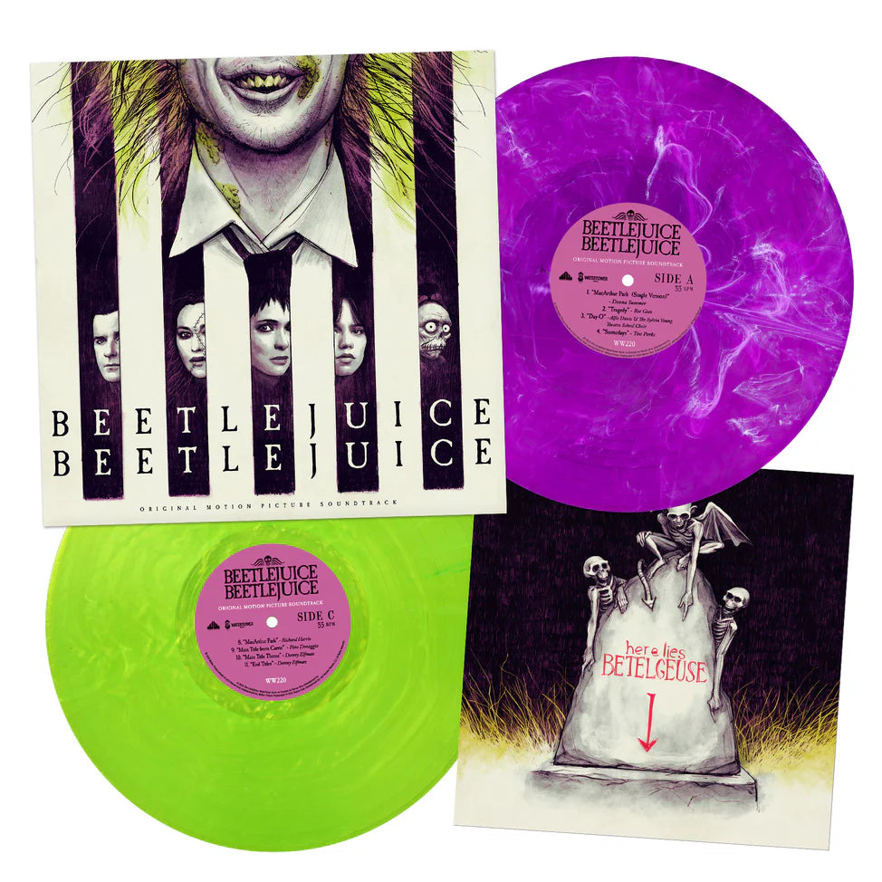 Beetlejuice Beetlejuice (Soundtrack) [2LP Purple and White Smoke and Fluorescent Green Vinyl]