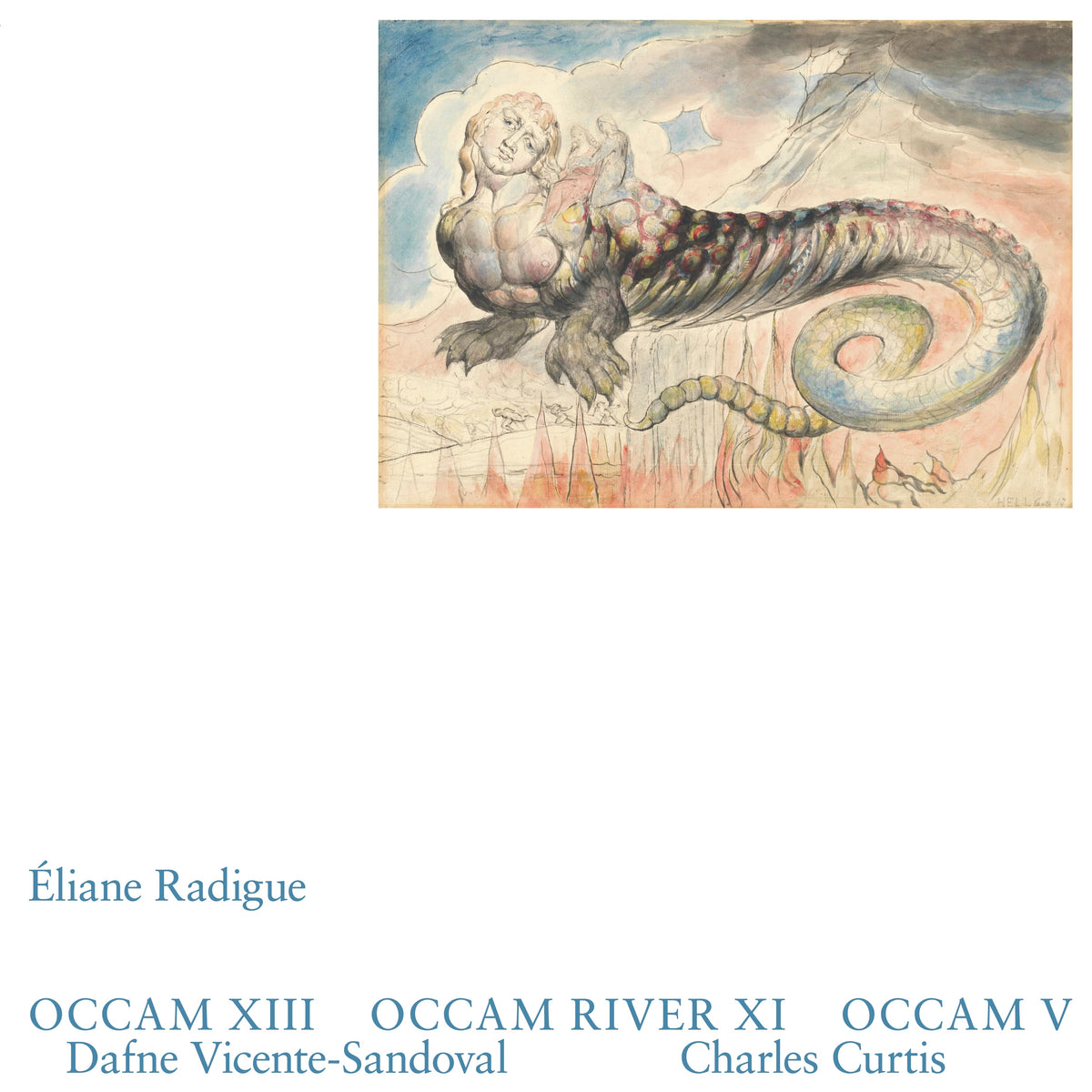 Éliane Radigue - Occam XIII, Occam River XI, Occam V [CD] cover artwork