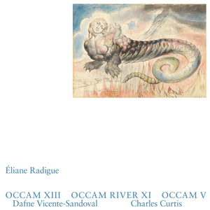 Éliane Radigue – Occam XIII, Occam River XI, Occam V [CD] cover artwork