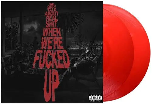 Bas - We Only Talk About Real Shit When We're Fncked Up [Transparent Red Vinyl]