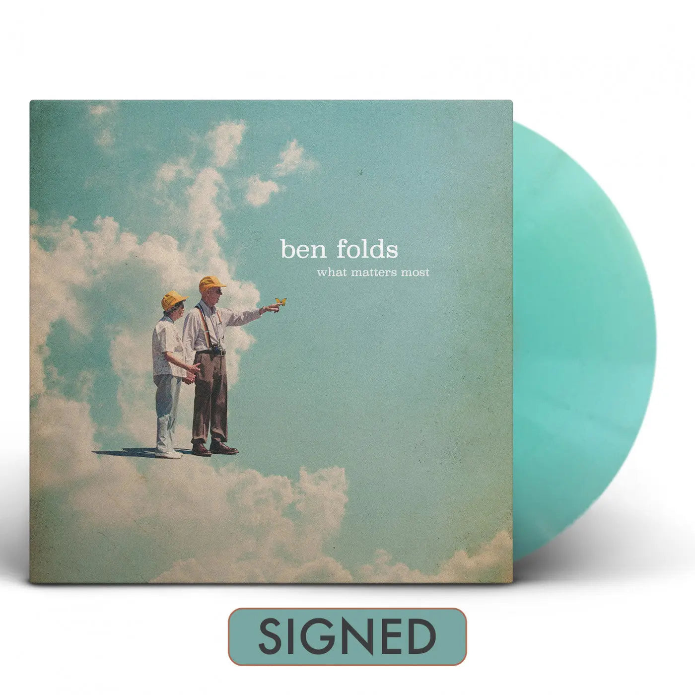 Ben Folds - What Matters Most [Autographed SeaGlass Blue Vinyl]