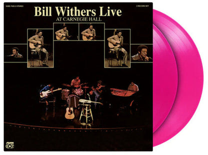 Bill Withers - Live at Carnegie Hall [Numbered 5000 2LP Translucent Magenta Vinyl] — cover and product artwork