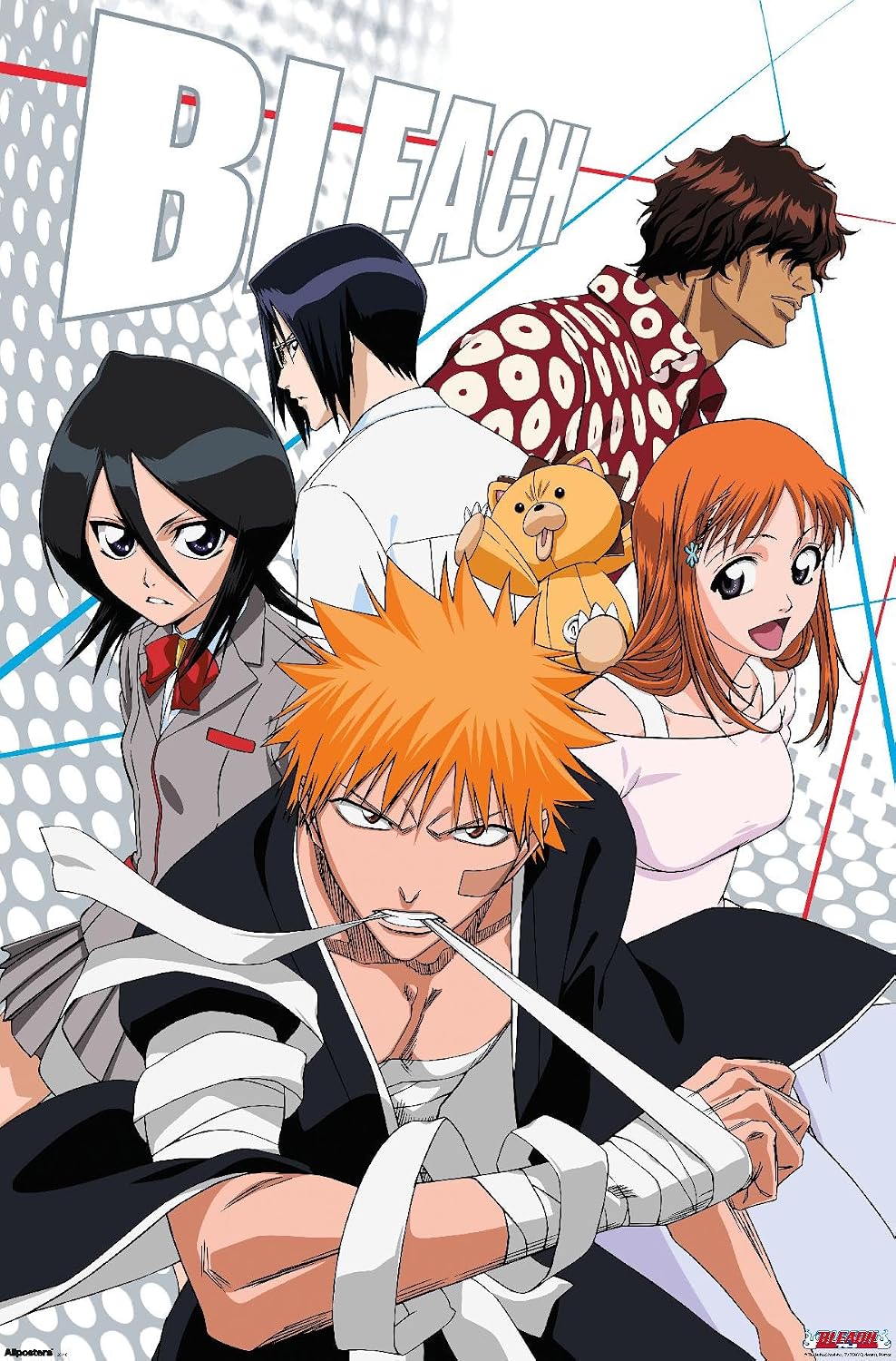 Bleach Soul Reapers anime poster, 22.4 x 34 inches