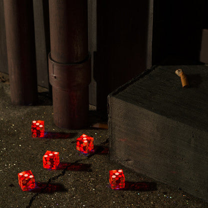 Bright Eyes — Five Dice, All Threes [Red & Orange Splatter 2LP Vinyl] — product image 2