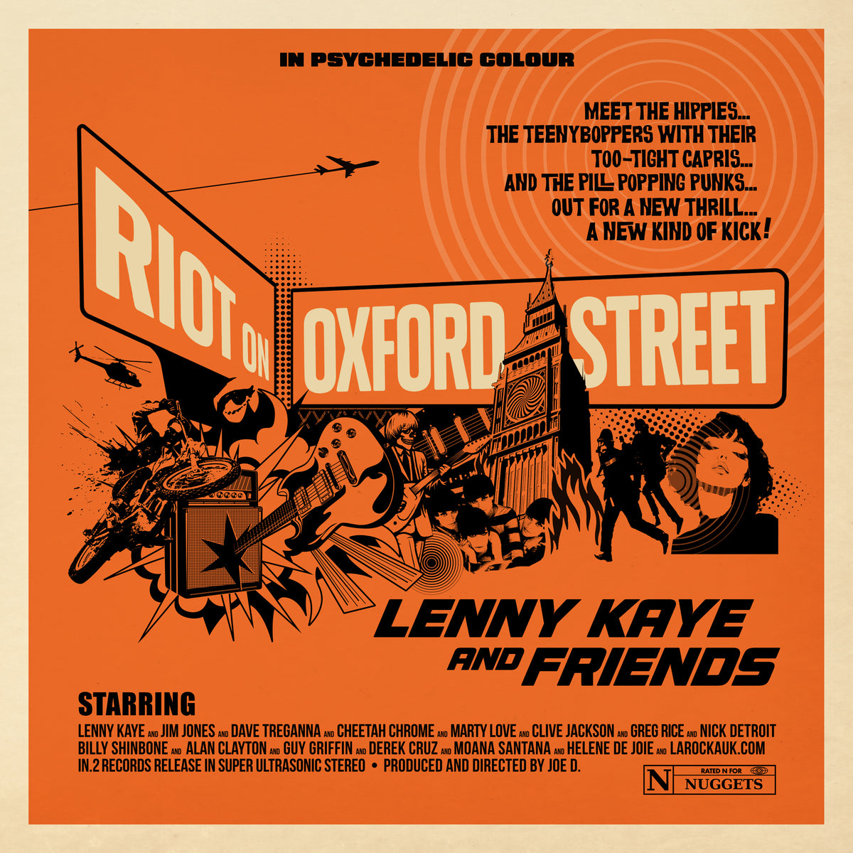 Lenny Kaye – Riot On Oxford Street [LP] cover artwork