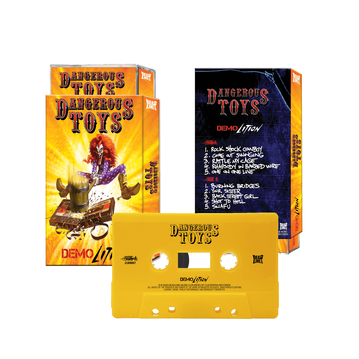 Dangerous Toys — Demolition [Cassette] — product and packaging