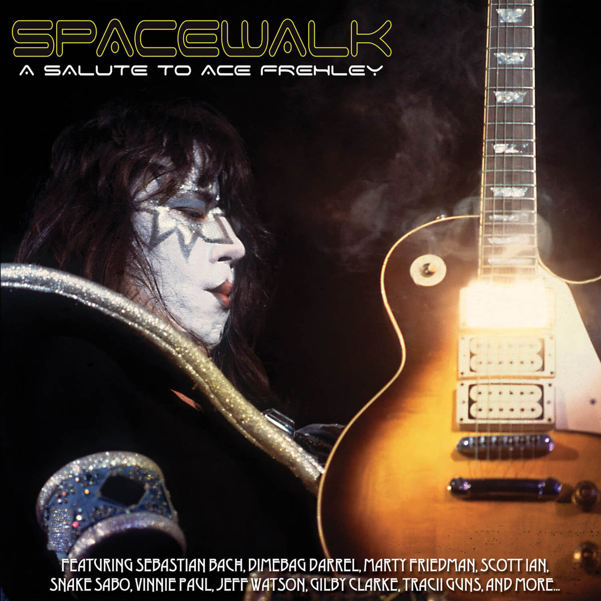 Various Artists — Spacewalk: A Tribute to Ace Frehley [Red Marble LP] — album artwork
