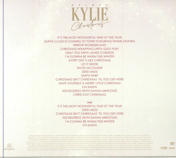 Kylie Christmas [Deluxe CD + DVD (NTSC)] - Drowned World Records