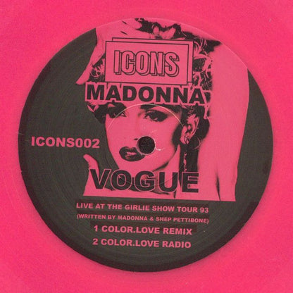 Vogue [Hot Pink Vinyl 12" Single] - Drowned World Records