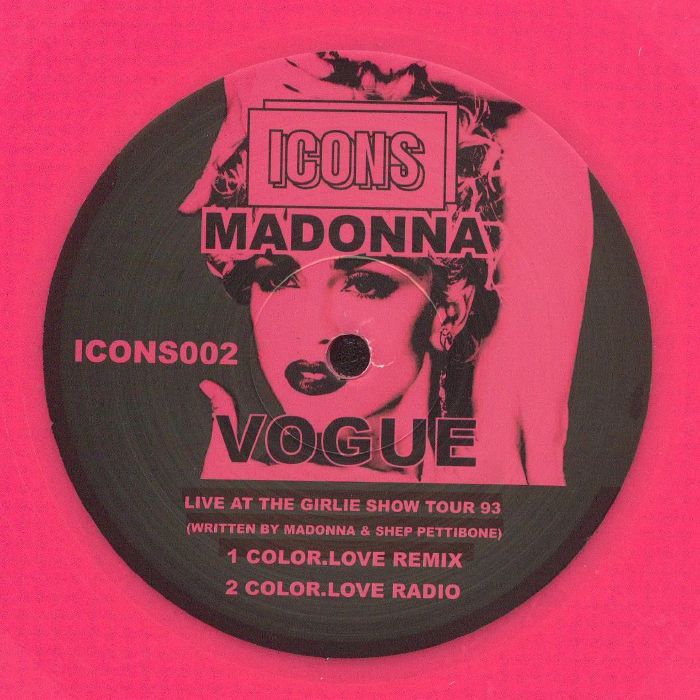 Vogue [Hot Pink Vinyl 12" Single] - Drowned World Records