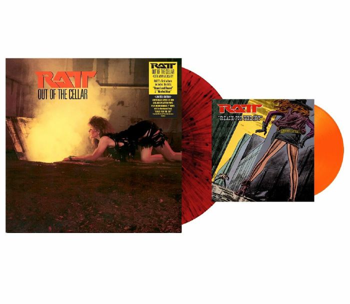 Out Of The Cellar (40th Anniversary) [Black & Red Splattered Vinyl LP + Neon Orange 7"] - Drowned World Records