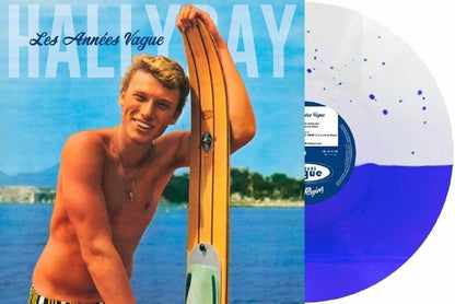 Johnny Hallyday – Les Années Vague [Hand-Numbered Blue Liquid-Filled Vinyl] — cover artwork