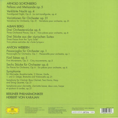 Schoenberg, Berg, Webern (Original Source) [180 Gram 4LP Box Set]