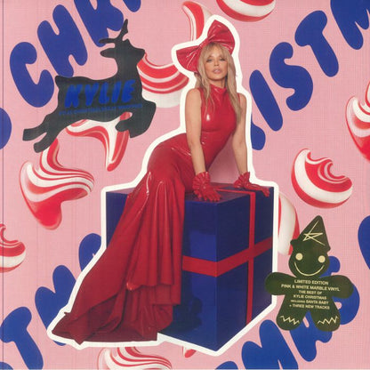 Kylie Minogue - Kylie Christmas (Fully Wrapped) [Ltd. Pink & White Marble Vinyl LP]