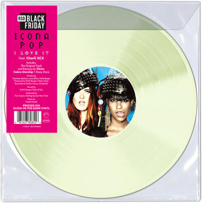 Icona Pop feat. Charli XCX — I Love It [Glow-in-the-Dark 12"] — album artwork