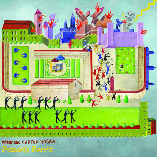 Creekbed Carter Hogan - Peasants Revolt [Lime Green Vinyl SIGNED]