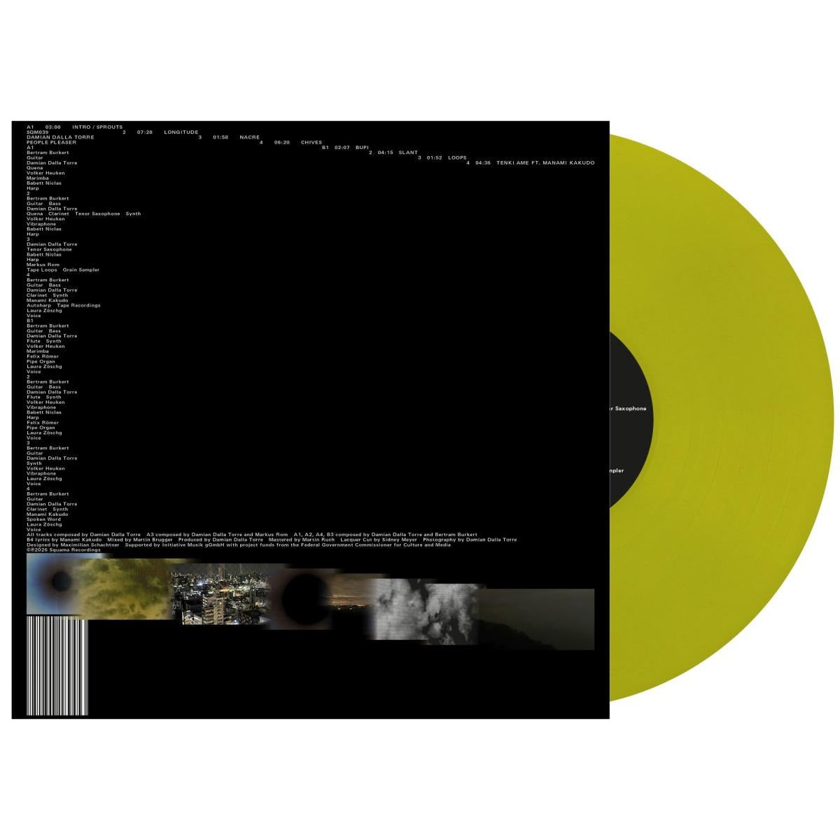 Damian Dalla Torre - People Pleaser [Nebular Green Vinyl LP]