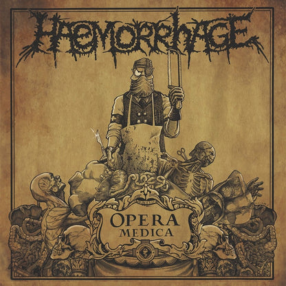 Haemorrhage – Opera Medica album artwork and packaging