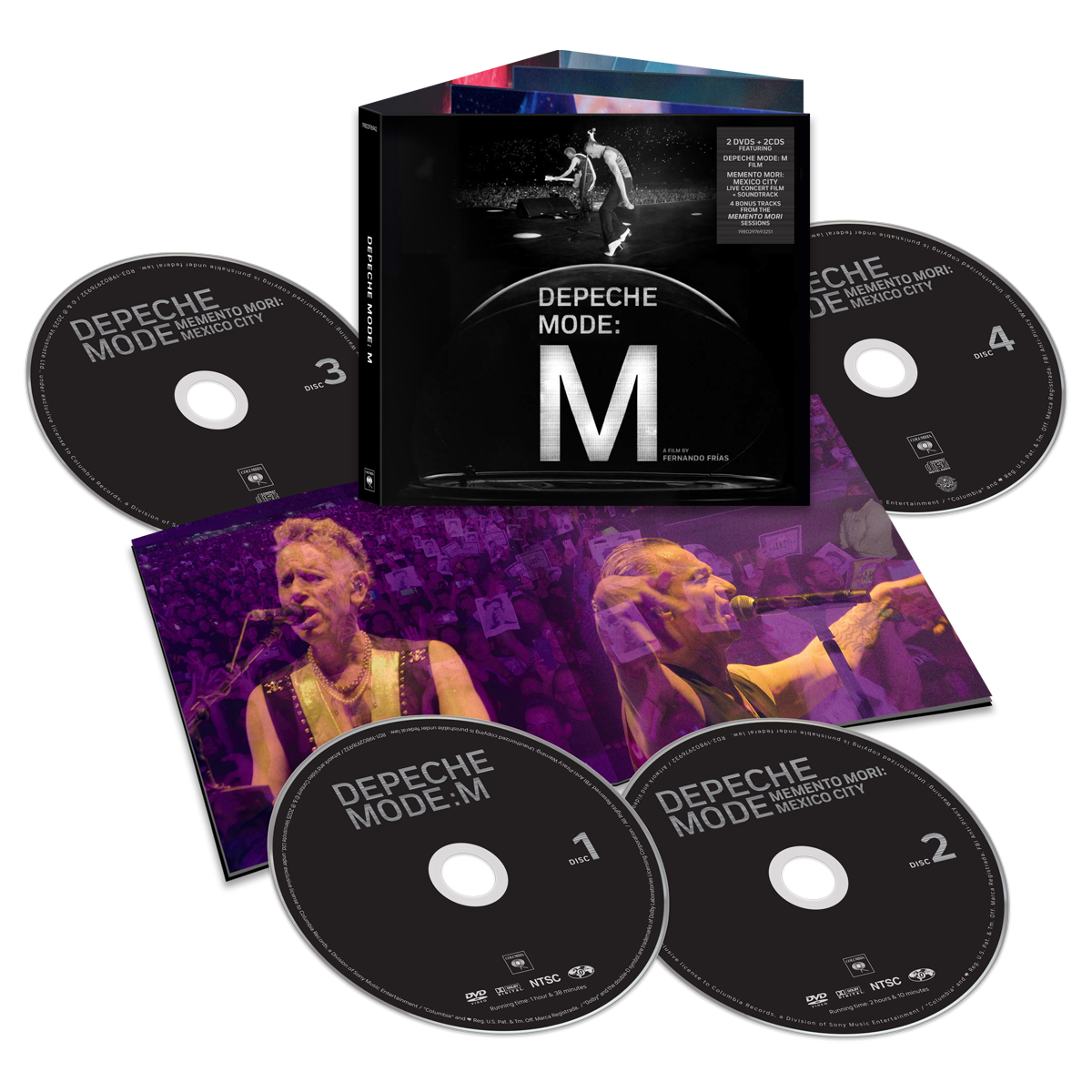 Depeche Mode — Depeche Mode: M [2DVD + 2CD] — product and packaging