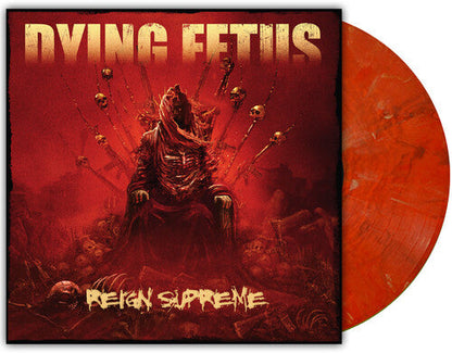 Dying Fetus - Reign Supreme [Ruby Shimmer Vinyl] — album cover and product artwork