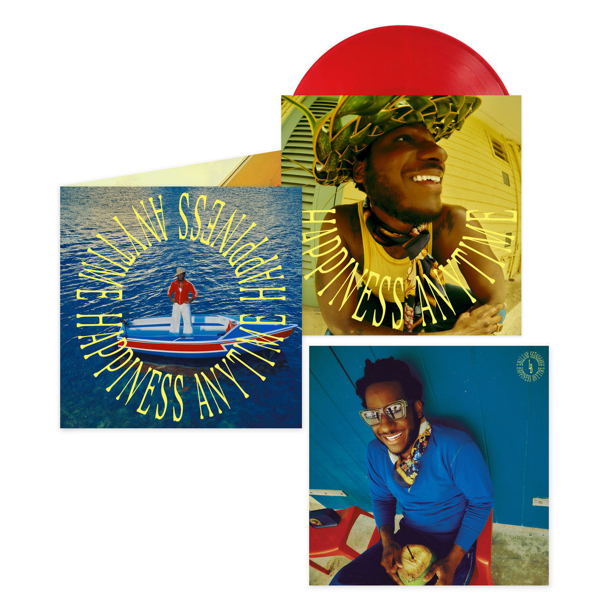 Leon Bridges - Happiness Anytime [Campari Red Vinyl]