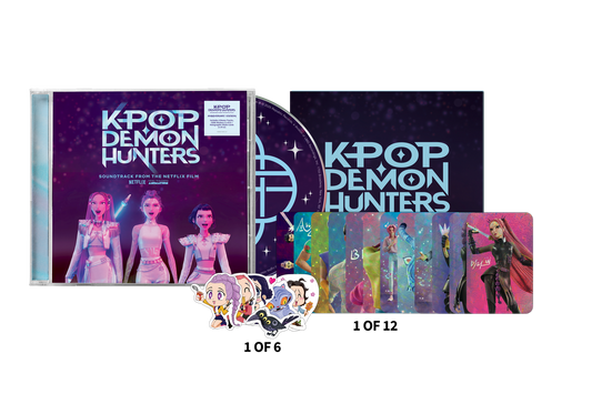 KPop Demon Hunters (Soundtrack from the Netflix Film) [Anniversary Edition 4 Additional Tracks 1 Of 6 Chibi Stickers 1 Of 12 Collectable Holographic Photo Cards CD]