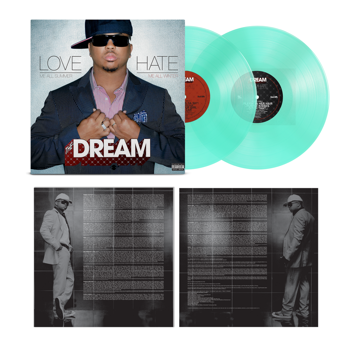 The-Dream - Love/Hate [2LP Transparent Sea Glass Vinyl]