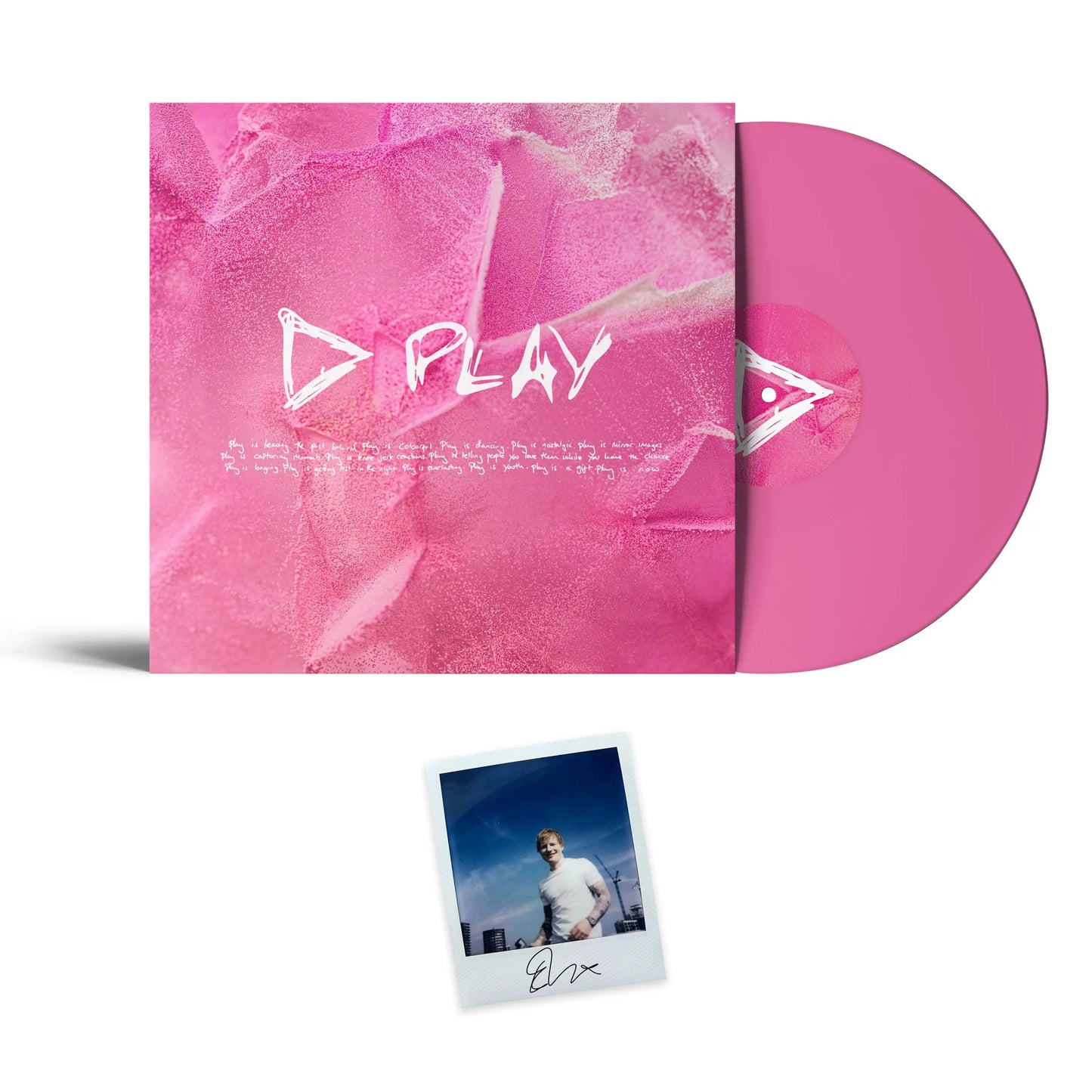 Ed Sheeran - Play [Pink Vinyl +Signed Polaroid]