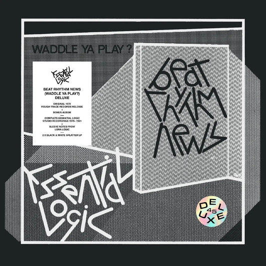 Essential Logic - Beat Rhythm News (Waddle Ya Play?) (45th Anniversary) [Deluxe Black & White Splatter Vinyl]