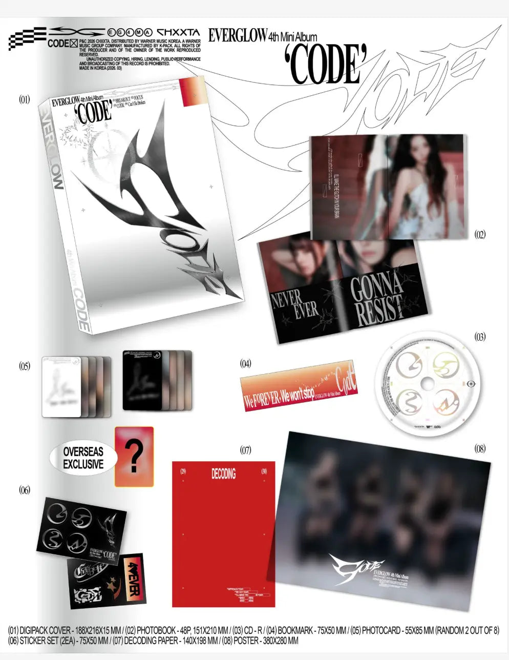 Everglow - Code [CD]