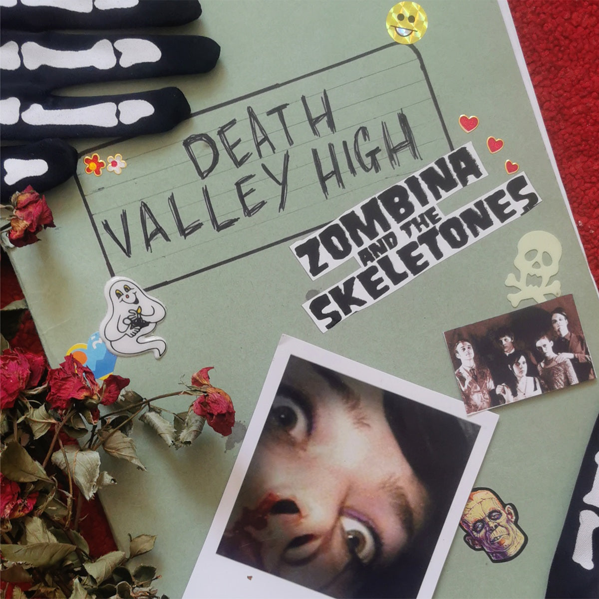 Zombina and the Skeletones - Death Valley High [Translucent Red Vinyl + Bonus CD]