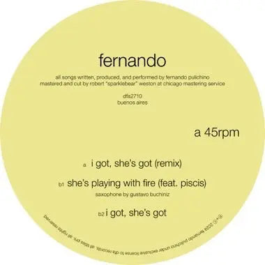 Fernando - I Got, She's Got [12" Vinyl Single]