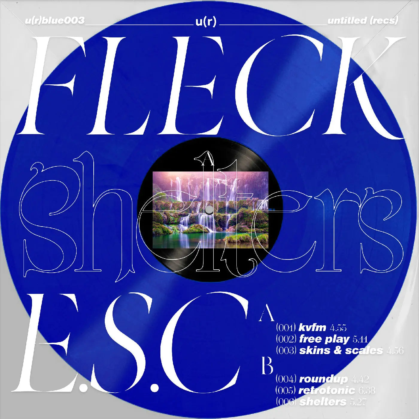 Fleck E.S.C. - Shelters (Transparent Blue Vinyl) [Vinyl]