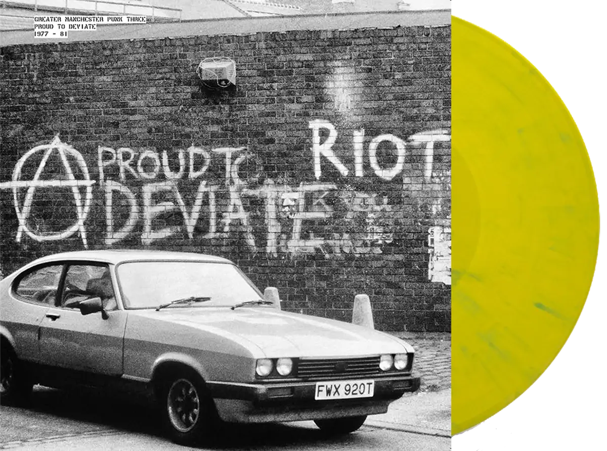 Various Artists — Greater Manchester Punk Vol. 3: Proud to Deviate [Vinyl] — cover and product artwork