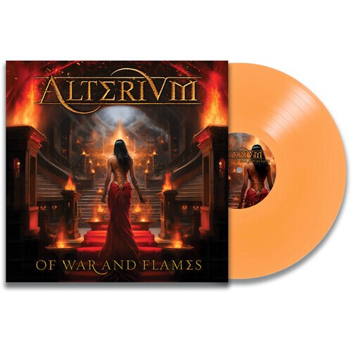 Alterium - Of War and Flames [Limited 250 Clear Orange Vinyl + Bonus Tracks] — product artwork