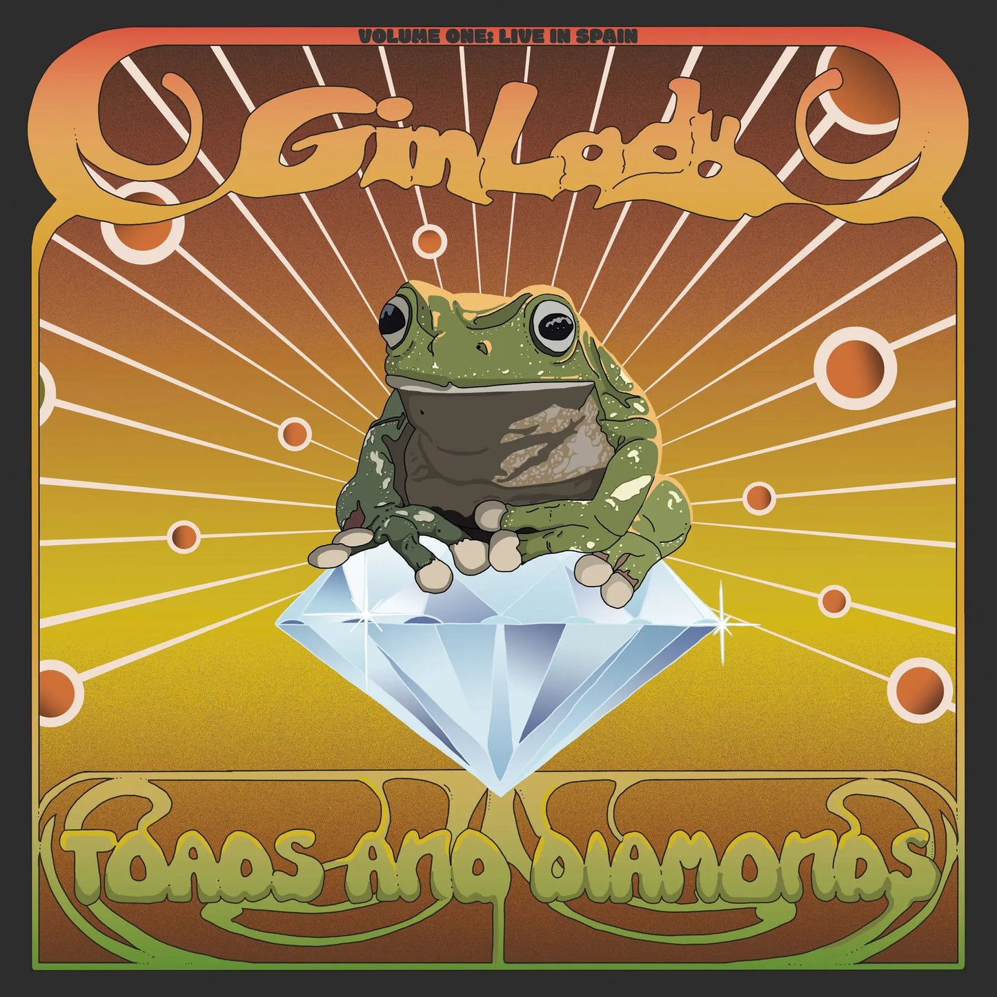 Gin Lady - Toads & Diamonds Volume One: Live In Spain (Jade Green Marbled) [LP]