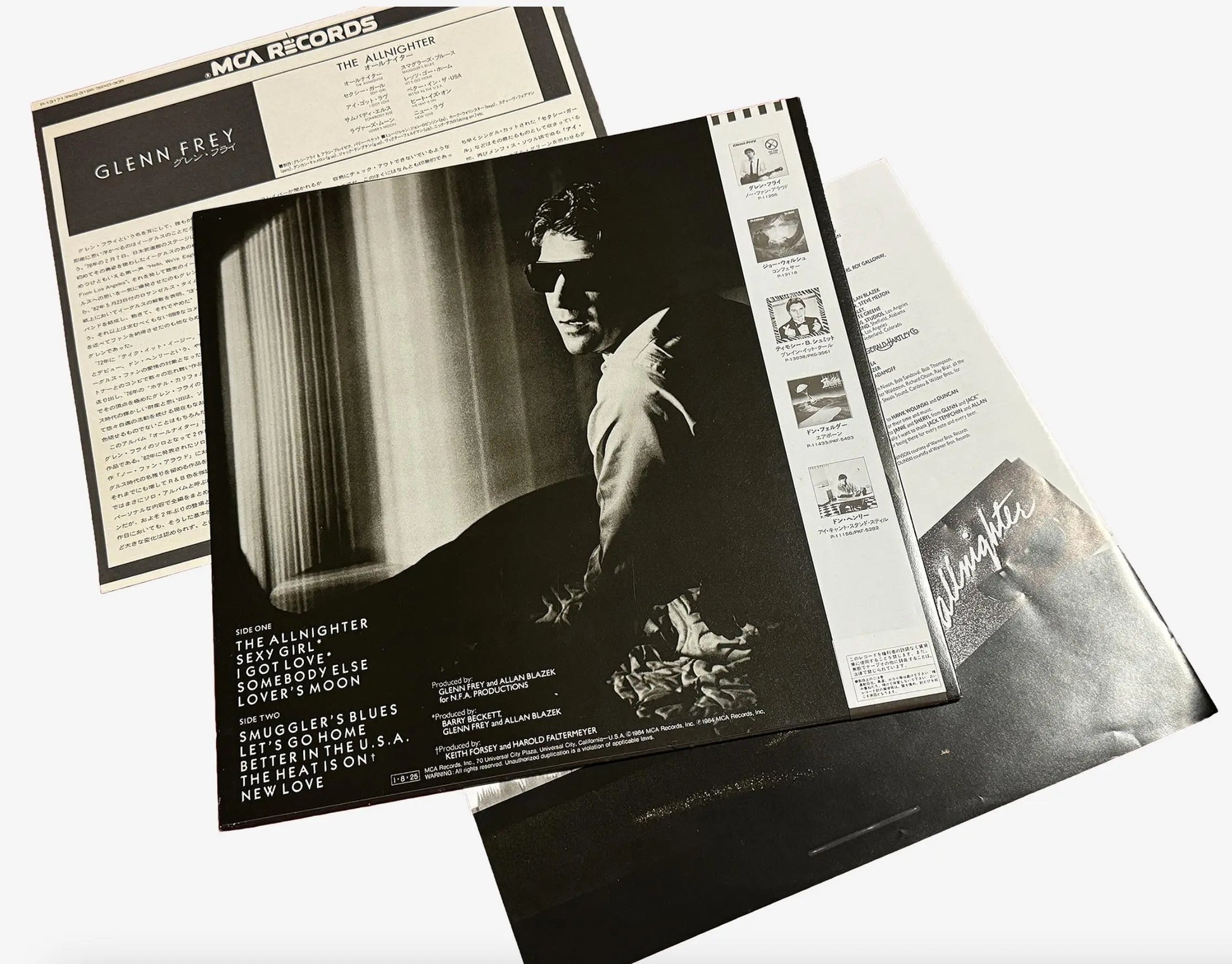 Glenn Frey - The Allnighter [Japanese Vinyl Alternate Artwork]