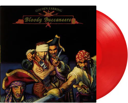 Golden Earring - Bloody Buccaneers [TRANSLUCENT RED COLORED Audiophile Vinyl deluxe sleeve with leather laminate finish insert numbered to 1000 LP]