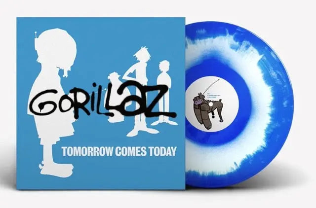 Gorillaz - Tomorrow Comes Today [White and Blue Color-in-Color Vinyl EP]