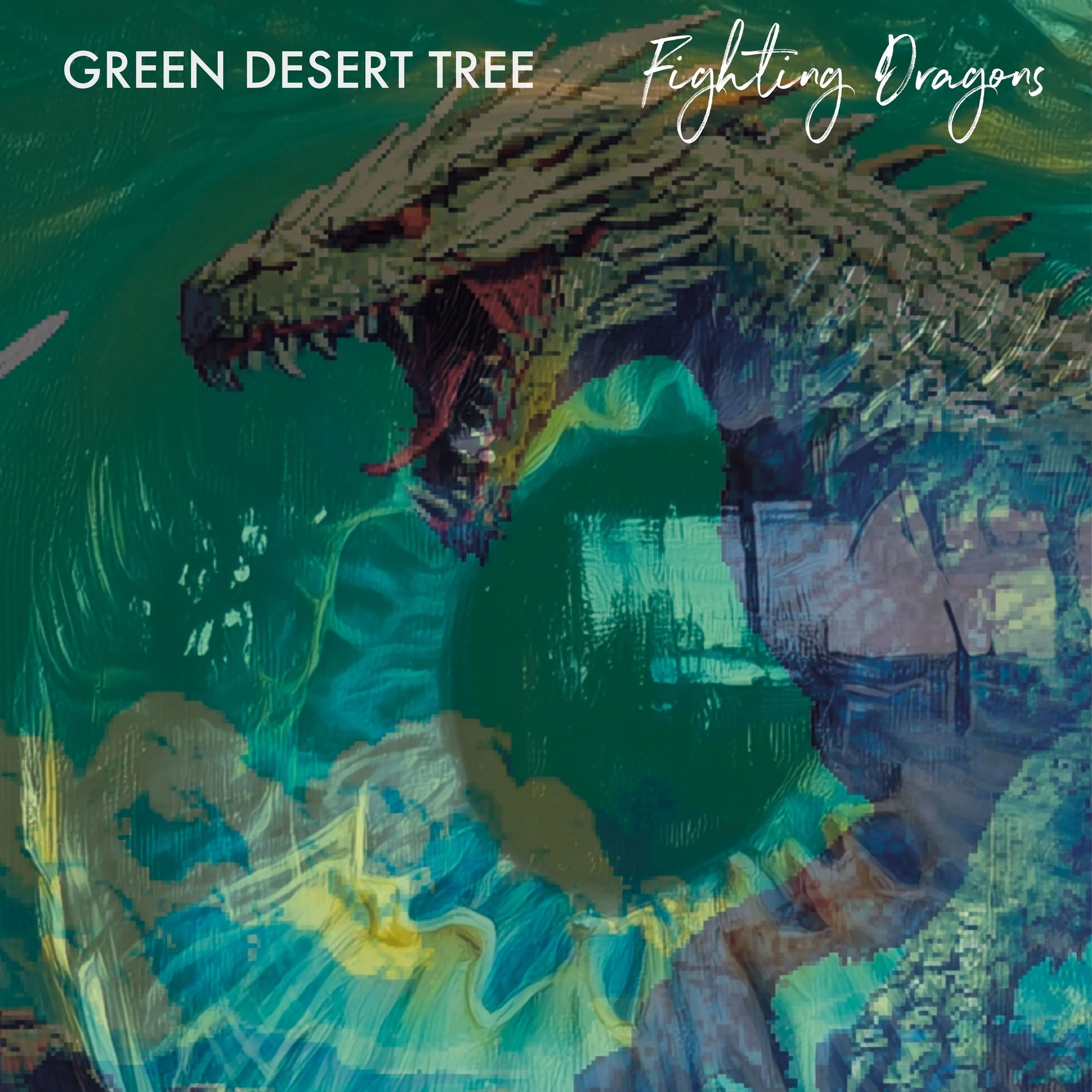 Green Desert Tree - Fighting Dragons (Black Vinyl) [LP]