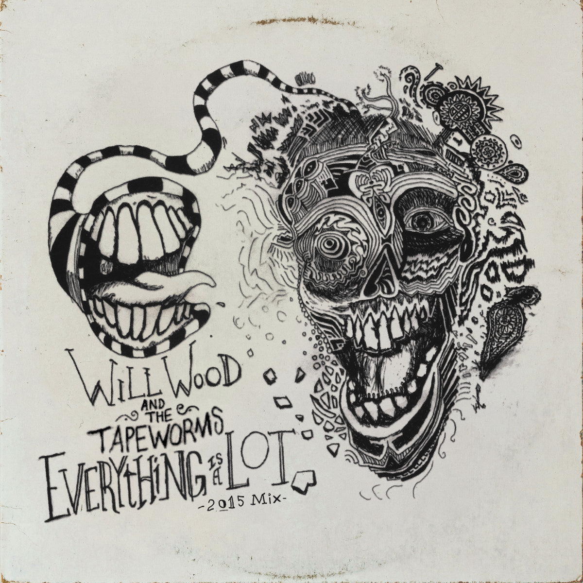 Will Wood & the Tapeworms — Everything Is a Lot [Hyperspace Splatter 2LP] — album cover