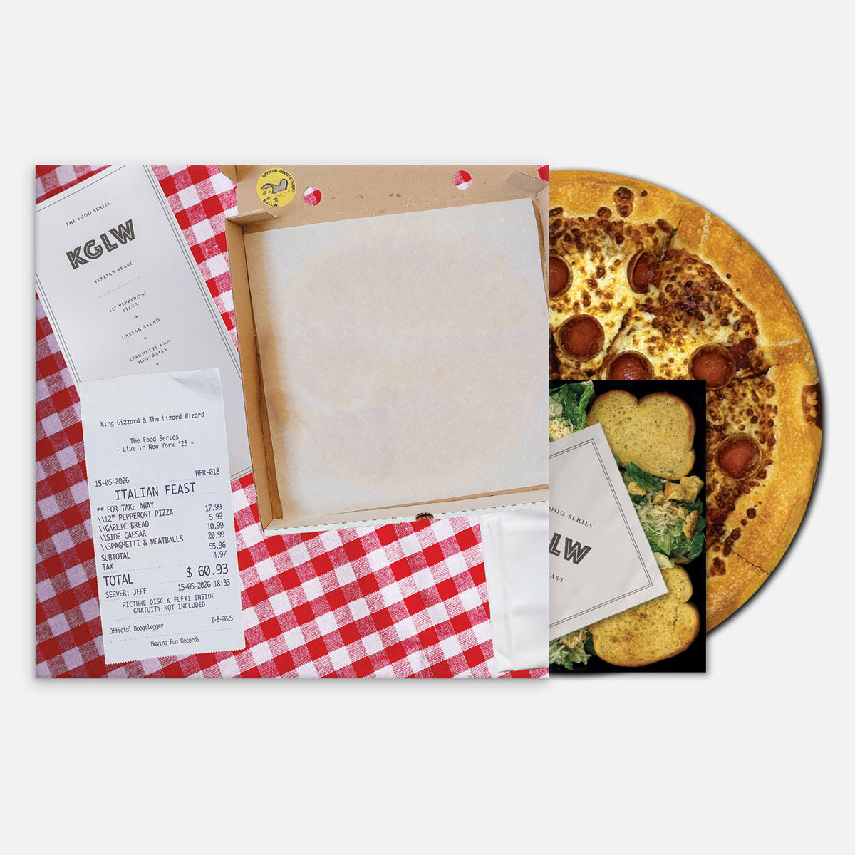 King Gizzard & the Lizard Wizard – Italian Feast [Deluxe Picture Disc LP + Flexi] – album artwork