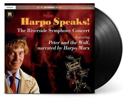 Harpo Marx - Harpo Speaks! The Riverside Symphony Concert Featuring Peter And The Wolf [Vinyl] product artwork, image 2
