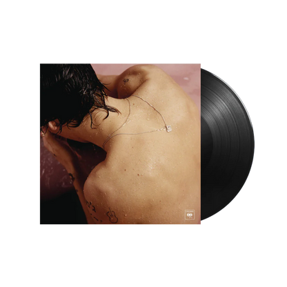 Harry Styles debut album sleeve and black vinyl