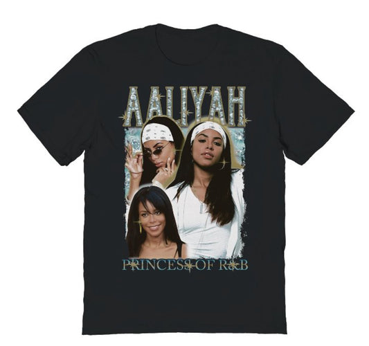 Aaliyah Princess of R&B T-shirt