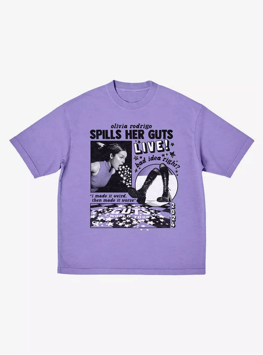 Guts Collage Boyfriend Fit Girls T-Shirt