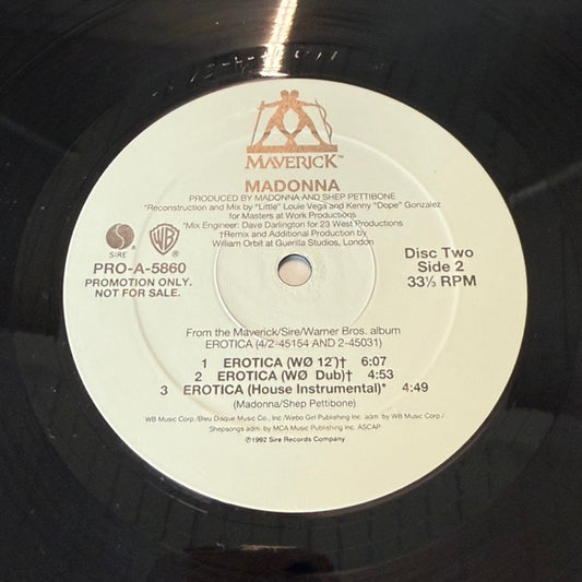 Erotica (Pro-A-5860 Promo) [2x12" Vinyl Single]