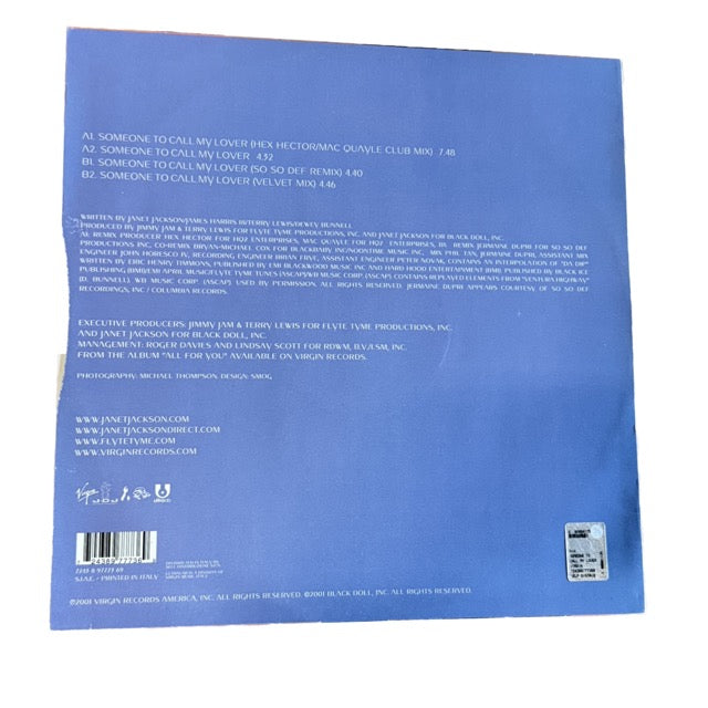 Someone To Call My Lover [Used 12" Vinyl EU Import]
