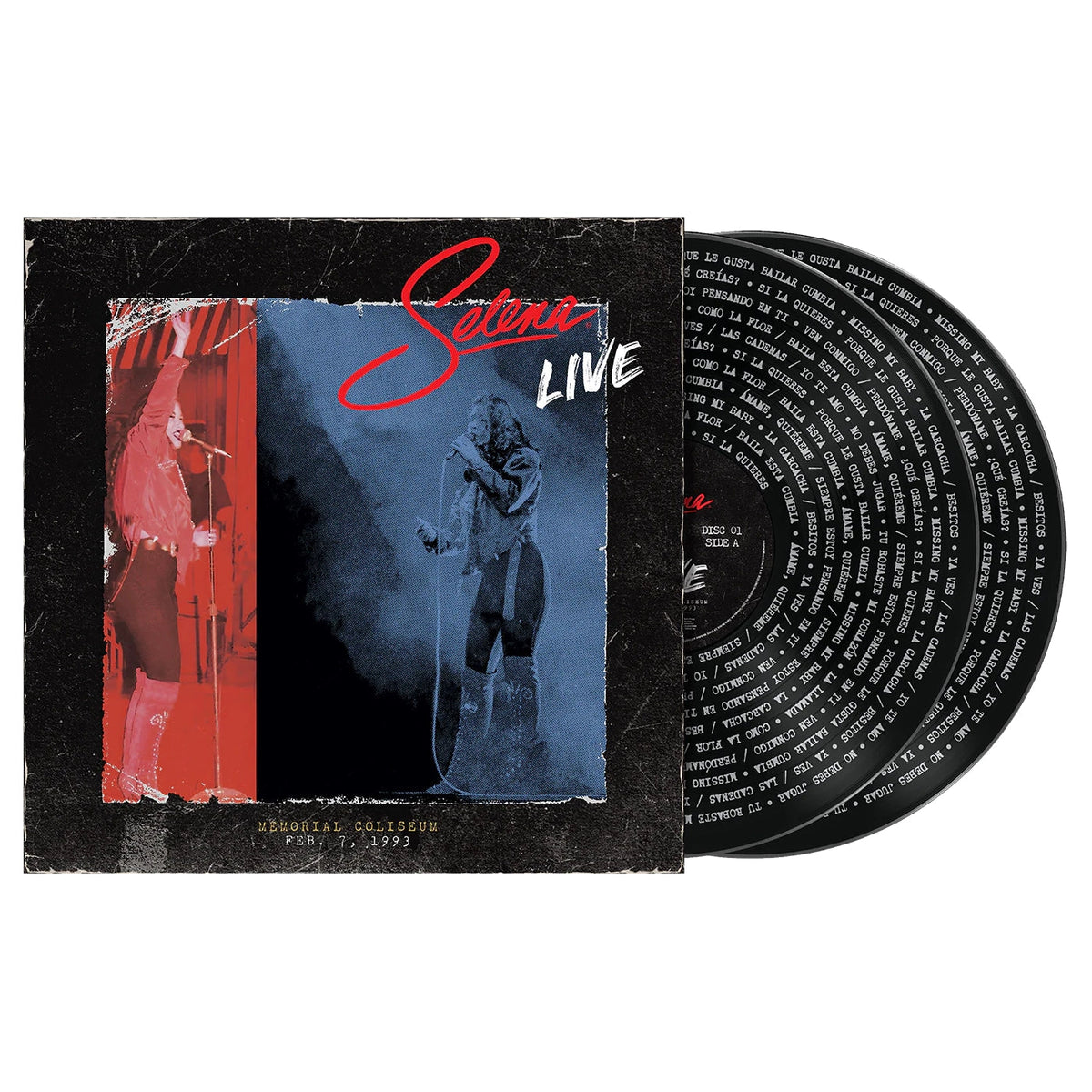 Selena - Selena Live [Remastered 2LP Picture Disc Vinyl] cover artwork